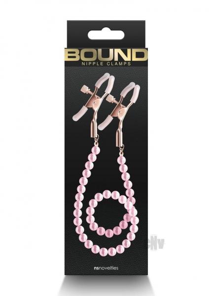Bound Nipple Clamps Dc1 Rose Gld/pnk