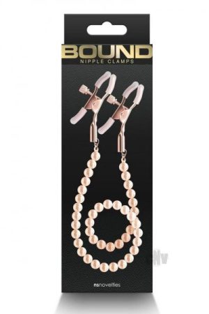 Bound Nipple Clamps Dc1 Rose Gld