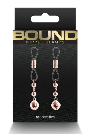 Bound Nipple Clamps D1 Rose Gold