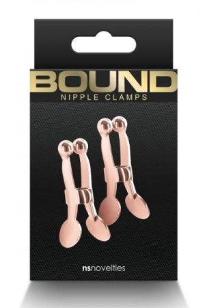 Bound Nipple Clamps C1 Rose Gold