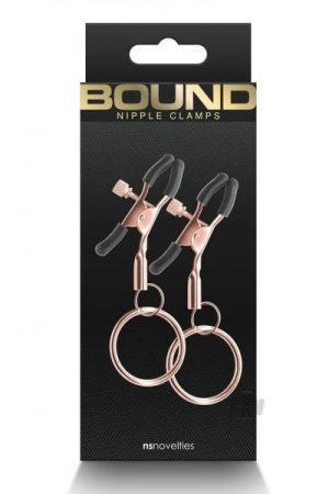 Bound Nipple Clamps C2 Rose Gold