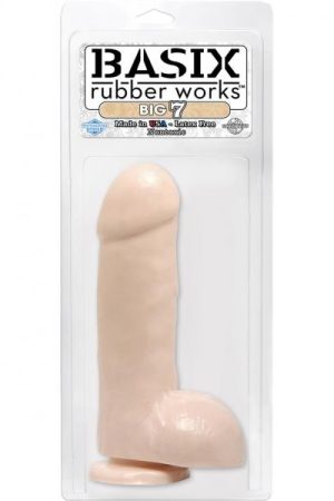 Basix Big 7 With Suction Cup 7 Inch Flesh