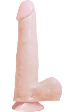 Basix Rubber Works 7.5 Inch Dong With Suction Cup Flesh