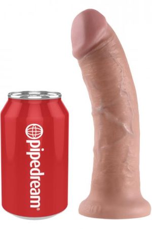King Cock 8 Inches Dildo Beige
