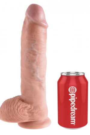 King Cock 10" Cock - Beige