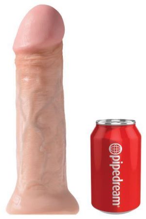King Cock 11" Dildo - Beige