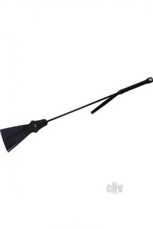 Rouge Tassel Riding Crop Black