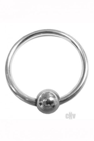 Rouge Stainless Steel Glans Ring With Ball