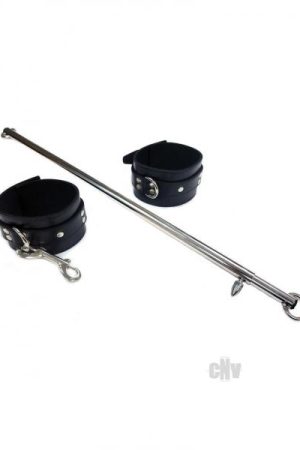 Rouge Adjustable Leg Spread Bar Metal with Cuffs