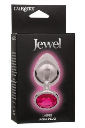 Jewel Large Rose Plug Pink