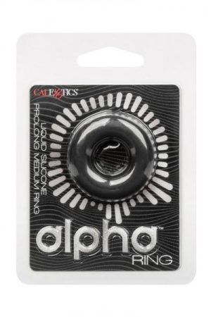 Alpha Prolong Medium Ring Black