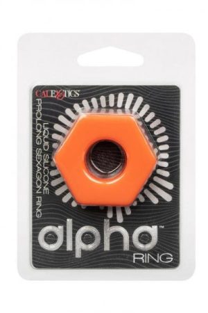 Alpha Prolong Sexagon Ring Orange