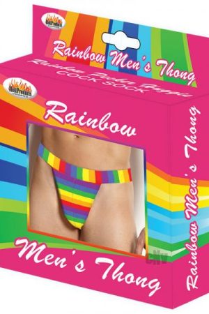 Rainbow Men's Thong One Size