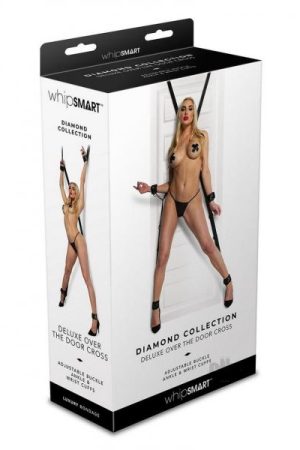 Whipsmart Diamond Over Door Cross Blk