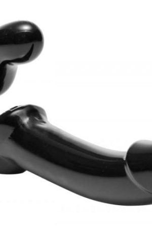 Revolver Strapless Strap On G-Spot Dildo Black