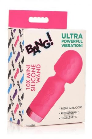 Bang 10x Mini Silicone Wand Pink