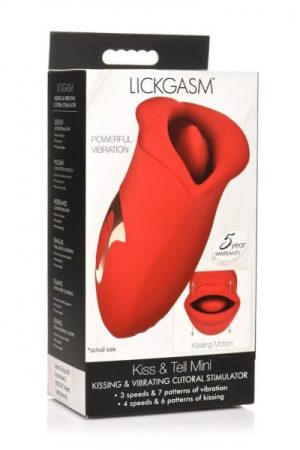 Lickgasm Kiss Tell Mini Red