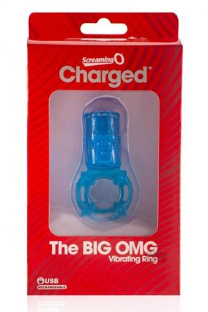 Big Omg Vibrating Ring Blue