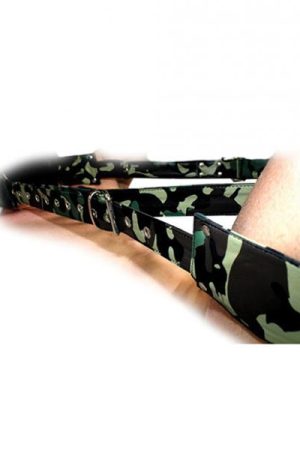 Sensual Sin Leather Adjustable Travel Sling Camo