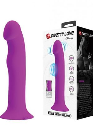 Pretty Love Murray Pulsating Dildo - Black
