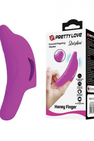 Pretty Love Delphini Dolphin Honey Finger Vibe - Fuchsia