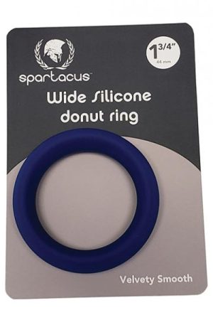 Spartacus 1.75" Wide Silicone Donut Ring - Blue