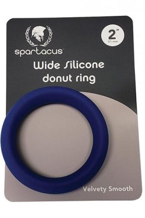 Spartacus 2" Wide Silicone Donut Ring - Blue