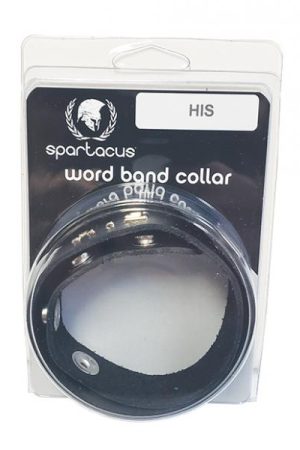 Spartacus His Leather Collar - Black