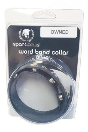 Spartacus Owned Leather Collar - Black