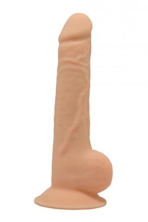 Silexd Model 3 7" Silexpan Memory Silicone Dildo - Ivory