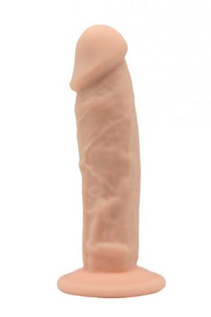 Silexd Model 1 6" Silexpan Memory Silicone Dildo - Ivory