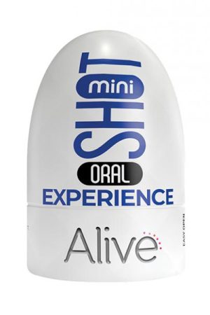Alive Experience Oral Mini Shot Masturbator - Flesh