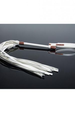 Pleasure Collection Matte Finish Whip - White/rose Gold