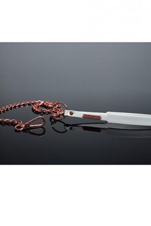 Pleasure Collection Leash - White/rose Gold