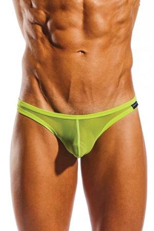 Cocksox Mesh Enhancing Pouch Thong Citrus Green Xl