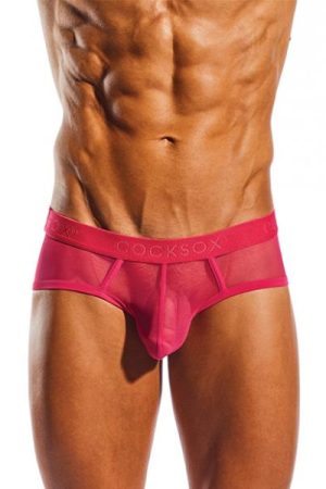 Cocksox Mesh Contour Pouch Sports Brief Fresia Pink Md