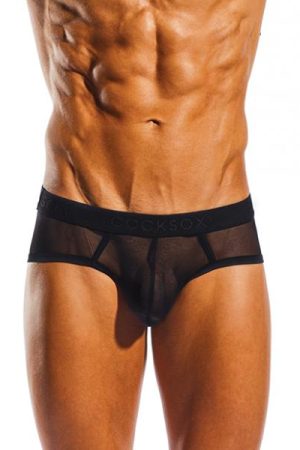 Cocksox Mesh Contour Pouch Sports Brief Nero Xl