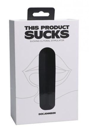 This Product Sucks Lipstick Suction Toy - Black