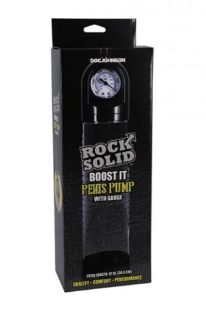 Rock Solid Boost It Penis Pump W/gauge