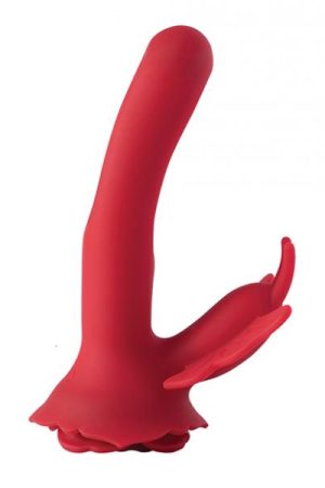 Layla Rosy Butterfly Clit Stimulator Flapping G-spot Vibrator - Red