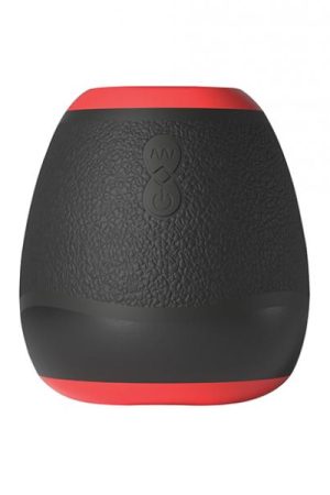 Ninja Open-ended Vibrating Stroker Male Masturbator - Black