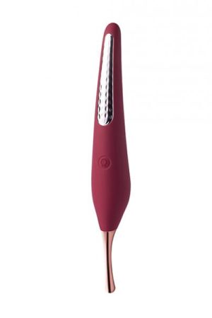 Ms. Honey Pinpoint Clit Vibrator & Nipple Stimulator - Red Wine