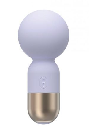 Pokewan Pocket Mini Vibrating Wand Massager - Pale Violet