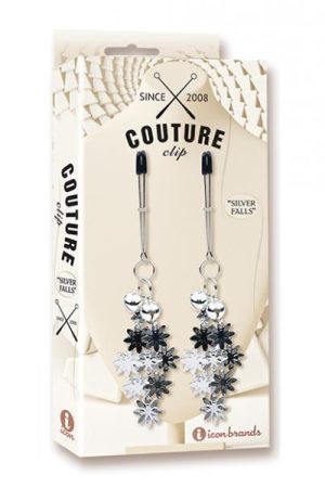 Couture Clips Luxury Nipple Clamps - Silver Falls