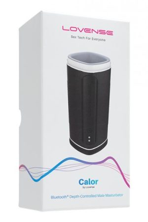 Lovense Calor Compact Heating Masturbator - Black