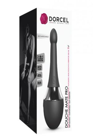 Dorcel Vibrating Douche Mate Pro - Black/silver