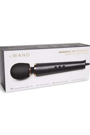Le Wand Powerful Petite Rechargeable Vibrating Massager - Black
