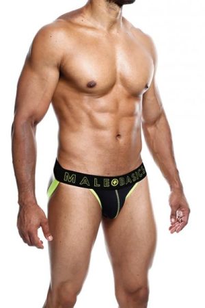 Male Basics Neon Jockstrap Neon Yellow Sm
