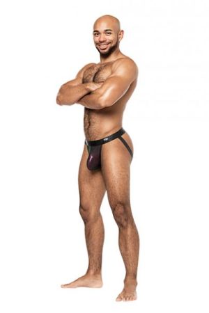 Hocus Pocus Stretch Poly Spandex Uplift Jock Purple L/xl