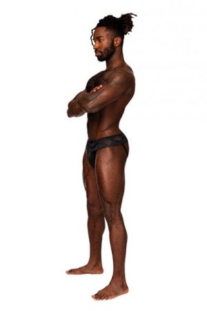 Sassy Lace Skirt Jock Black S/m